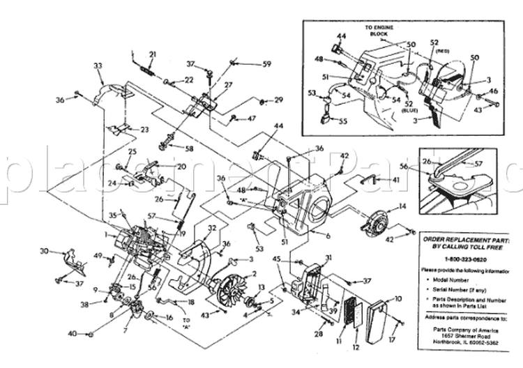 Page C Diagram and Parts List for 9540-0  Briggs and Stratton Generator